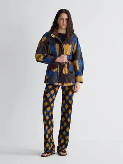 Diane Von Furstenberg Karlie Jacket In Blue