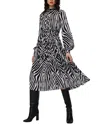 Diane Von Furstenberg Kent Tiered Zebra-print Crepon Midi Dress