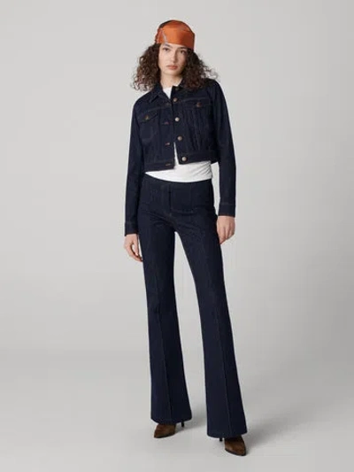 Diane Von Furstenberg Kiara Jacket In Blue