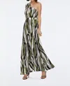 Diane Von Furstenberg Kiera Dress In Zebra Mist In Multi