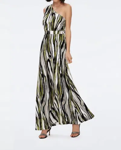 Diane Von Furstenberg Kiera Dress In Zebra Mist In Multi