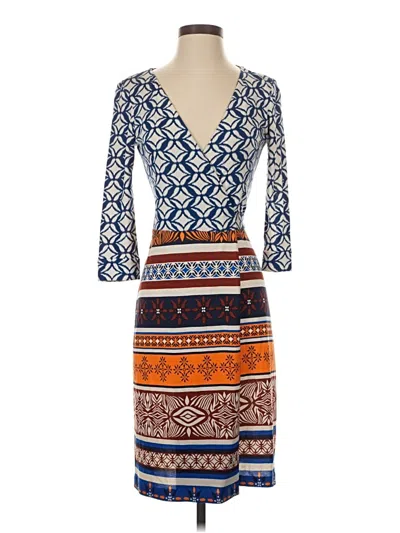 Pre-owned Diane Von Furstenberg Kimono In Blue