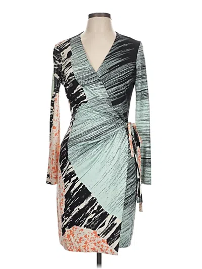 Pre-owned Diane Von Furstenberg Kimono In Blue