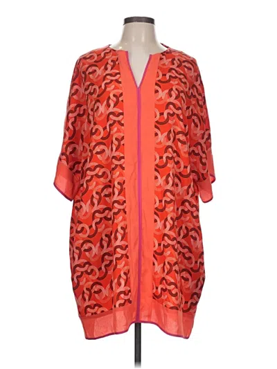 Pre-owned Diane Von Furstenberg Kimono In Orange
