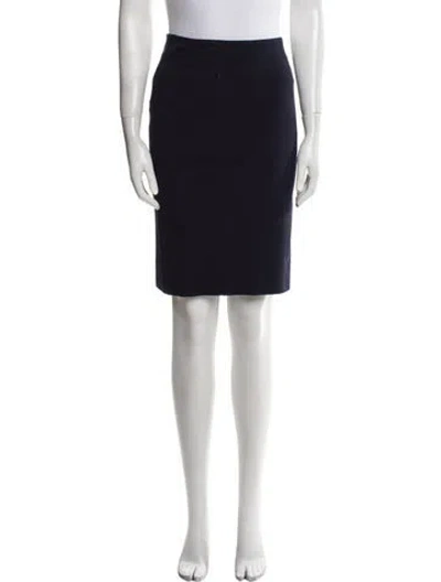 Pre-owned Diane Von Furstenberg Knee-length Skirt In Blue