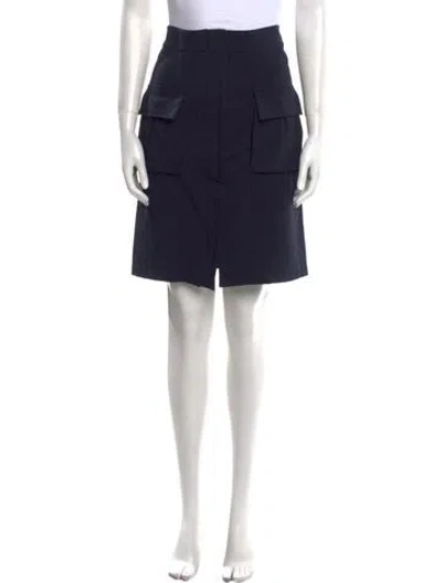 Pre-owned Diane Von Furstenberg Knee-length Skirt In Blue