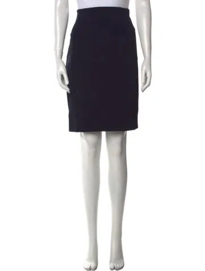 Pre-owned Diane Von Furstenberg Knee-length Skirt In Blue