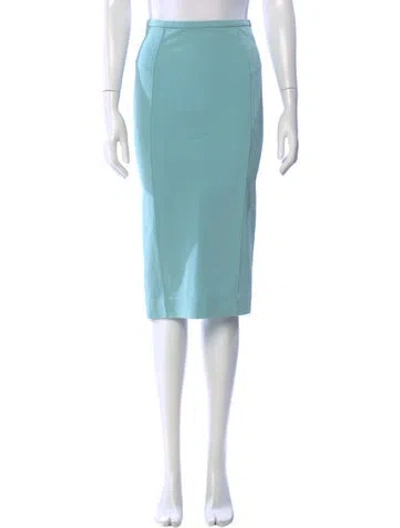 Pre-owned Diane Von Furstenberg Knee-length Skirt In Blue
