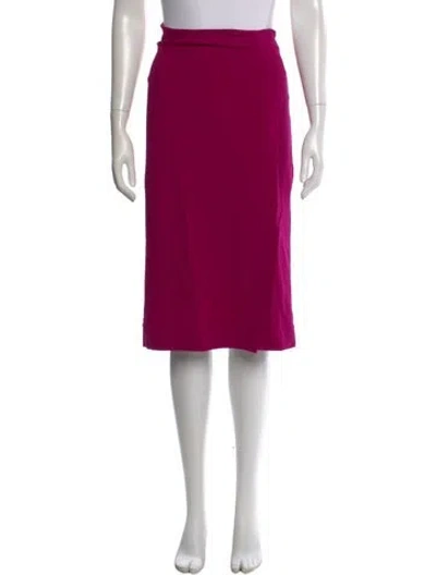 Pre-owned Diane Von Furstenberg Knee-length Skirt In Purple