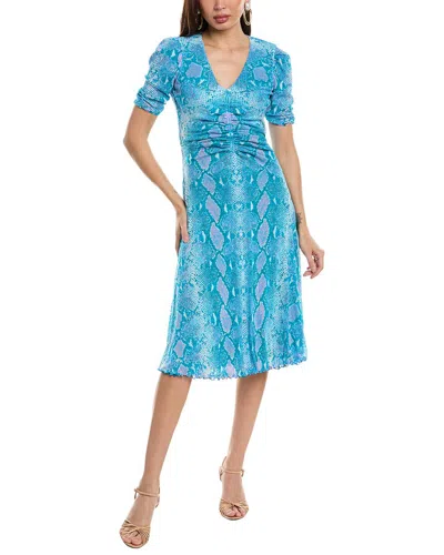 Diane Von Furstenberg Koren Reversible A-line Dress In Pink
