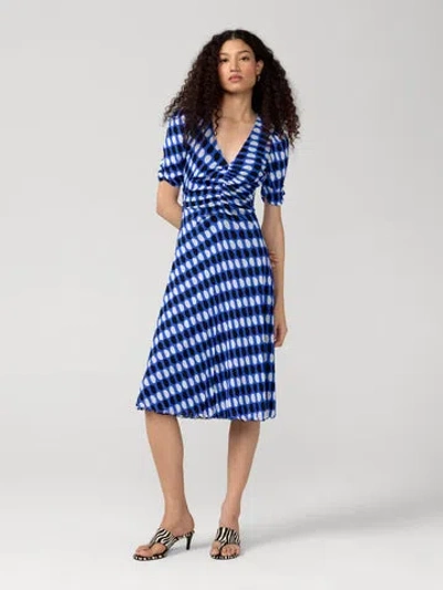 Diane Von Furstenberg Koren Reversible Dress In Blue