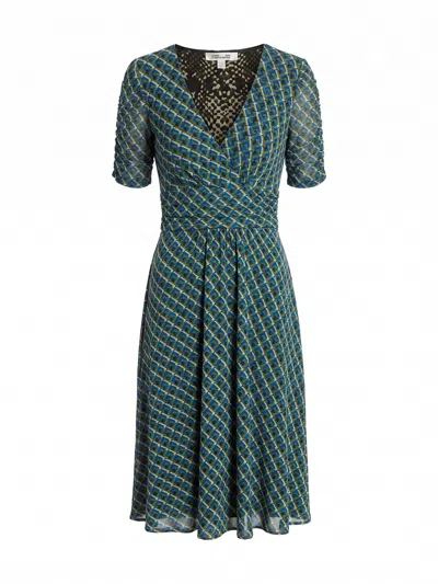 Diane Von Furstenberg `koren` Reversible Dress In Black
