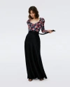 Diane Von Furstenberg Krisa Satin Maxi Skirt