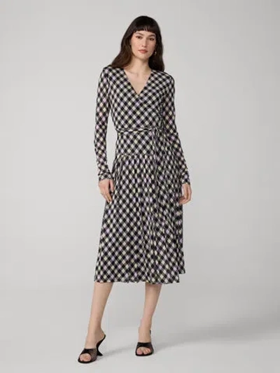Diane Von Furstenberg Kristen Wrap Dress In Black