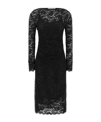 Diane Von Furstenberg Lace Dress In Multi