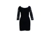 Diane Von Furstenberg Lace Dress In Navy Blue Rayon In Blue