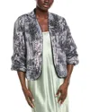 Diane Von Furstenberg Laredo Sequin Jacket In Silver