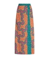 Diane Von Furstenberg Latrice Graphic-print Maxi Skirt In Multicolor