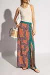 Diane Von Furstenberg Latrice Graphic-print Maxi Skirt In Multicolour