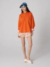 Diane Von Furstenberg Laura Shirt In Burnt Orange