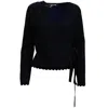 Diane Von Furstenberg Laura Wrap Top In Multicolor Viscose In Black