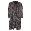 Diane Von Furstenberg Layla Mini Dress In Multicolor Viscose In Multi