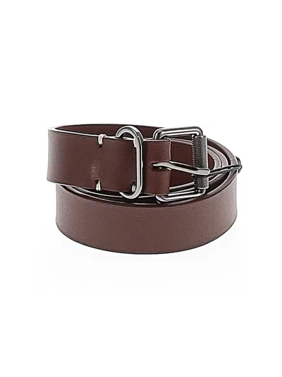 Pre-owned Diane Von Furstenberg Leather Belt In Brown