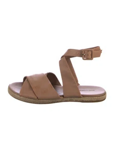 Pre-owned Diane Von Furstenberg Leather Gladiator Sandals In Multi