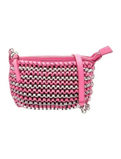 Pre-owned Diane Von Furstenberg Leather Minaudière In Multi