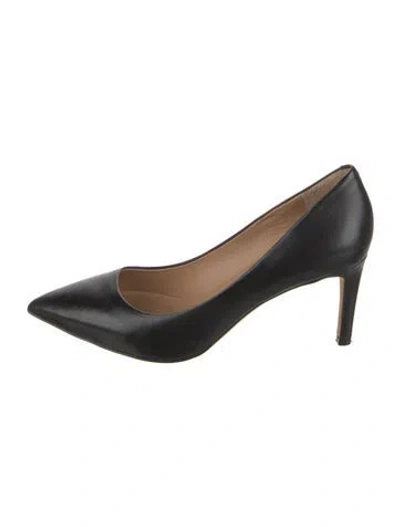 Pre-owned Diane Von Furstenberg Leather Pumps In Black