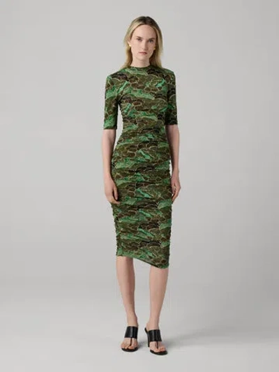 Diane Von Furstenberg Lena Dress In Green