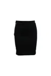 Diane Von Furstenberg Leona Midi Skirt In Black Viscose In Black