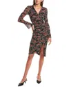 Diane Von Furstenberg Lilly Mesh Midi Dress In Black