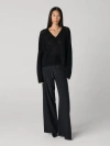Diane Von Furstenberg Linda Knit Top In Black