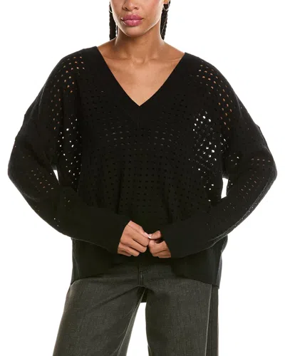 Diane Von Furstenberg Linda Wool & Cashmere-blend Sweater In Black