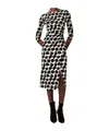 Diane Von Furstenberg Linea Dress In Black