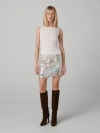 Diane Von Furstenberg Linsina Sequin Mini Skirt