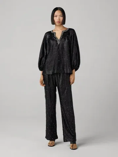 Diane Von Furstenberg Liza Top In Black