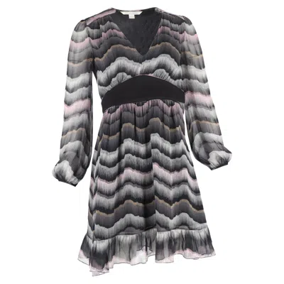 Diane Von Furstenberg Di­ane Von Fursten­berg Liz­beth Printed Dress In Multicolor Silk