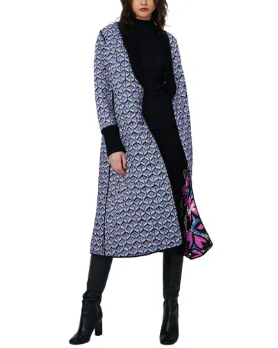DIANE VON FURSTENBERG LOANA REVERSIBLE COAT