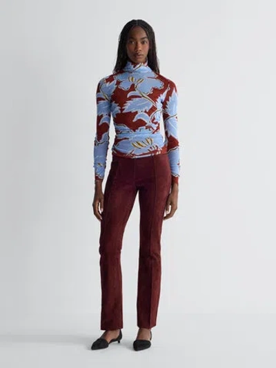Diane Von Furstenberg Logan Turtleneck In Multi