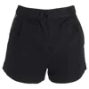 Diane Von Furstenberg Logo Embroidered Shorts In Black Cotton In Black