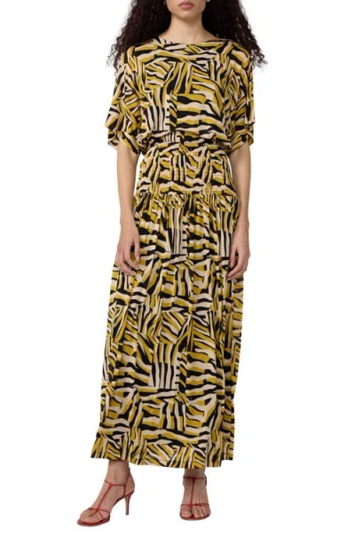 Diane Von Furstenberg Lola Geo Print Maxi Dress In Multi