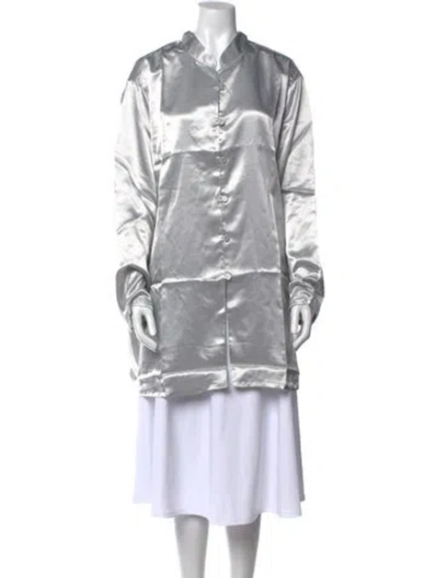 Pre-owned Diane Von Furstenberg Long Sleeve Tunic In Multi