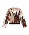 Diane Von Furstenberg Long-sleeved Sweater In Nude