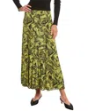 Diane Von Furstenberg Louis Reversible Midi Skirt In Black