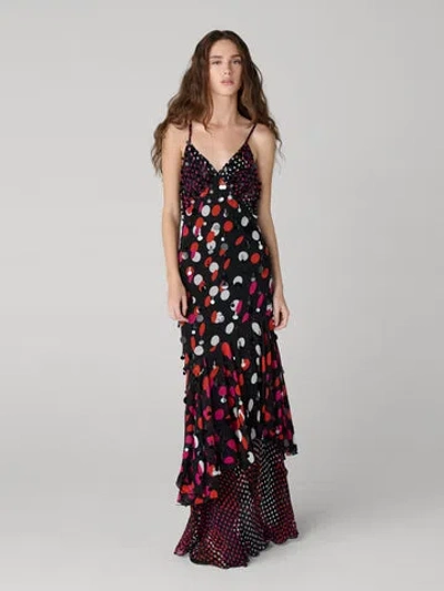 Diane Von Furstenberg Luisa Gown In Black