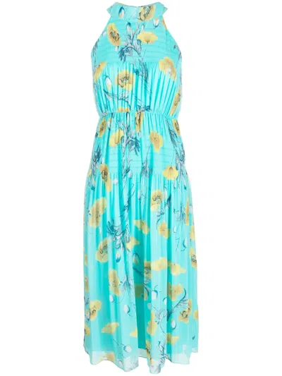 Diane Von Furstenberg Dvf In Poppy Goddess Turquoise