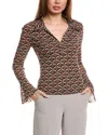 Diane Von Furstenberg Mackenzie Top In Multi