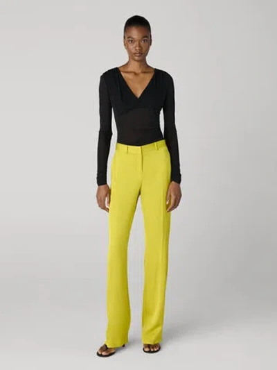 Diane Von Furstenberg Maddie Pants In Yellow